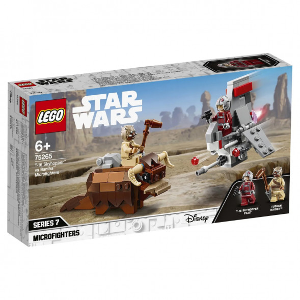 Конструктор LEGO Star Wars 75265 Микрофайтеры Скайхоппер T-16 против Банты во Владимире