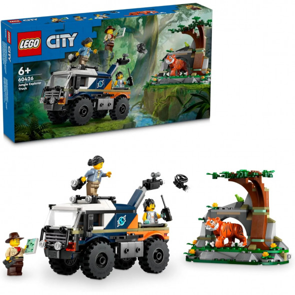 Конструктор LEGO City 60426 Внедорожный грузовик Исследователь джунглей во Владимире