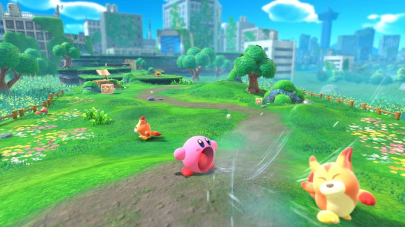 Игра Kirby and the Forgotten Land + Star-Crossed World [Nintendo Switch 2, английская версия] во Владимире