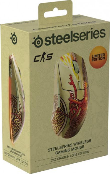 Беспроводная игровая мышь Steelseries CS2 Dragon Lore WL + USB Type-A 18000 DPI во Владимире