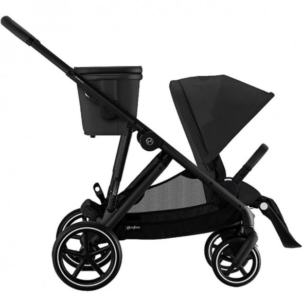 Детская коляска Cybex Gazelle S BLK Moon Black с корзиной и дождевиком во Владимире