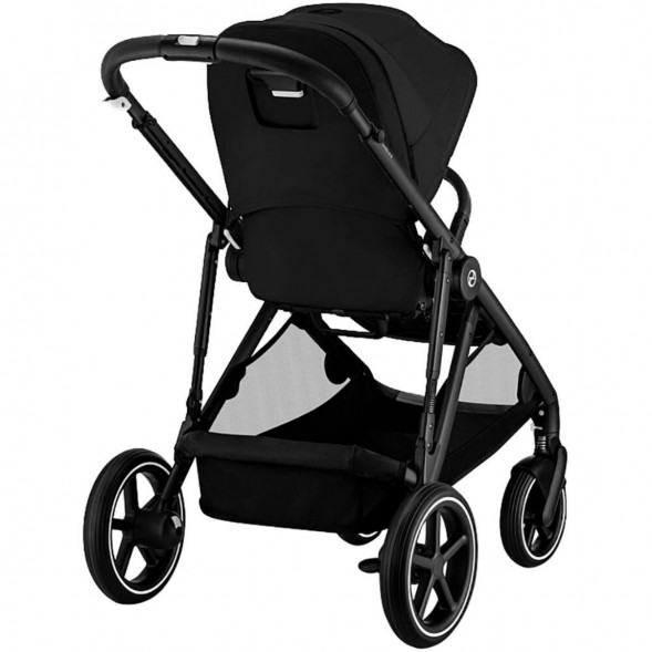 Детская коляска Cybex Gazelle S BLK Moon Black с корзиной и дождевиком во Владимире