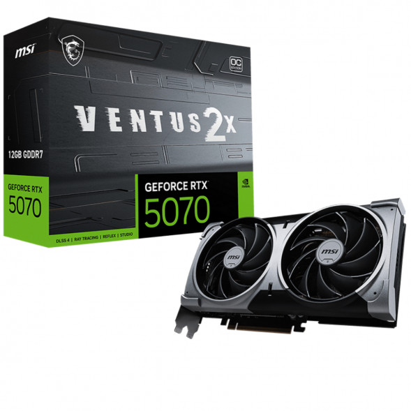 Видеокарта MSI GeForce RTX 5070 Ventus 2X OC 12G GDDR7 во Владимире