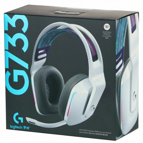 Игровая гарнитура Logitech G733 RGB Lightspeed Wireless, белый во Владимире