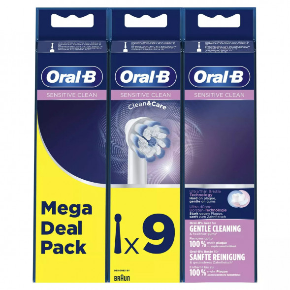 Насадки на зубные щетки Oral-B Sensitive Clean, 9 шт. во Владимире
