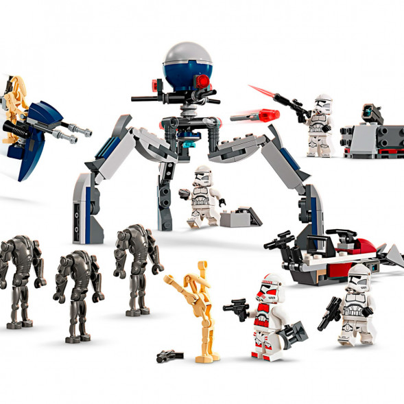 Конструктор LEGO Star Wars 75372 Боевой набор солдат-клонов и боевых дроидов во Владимире