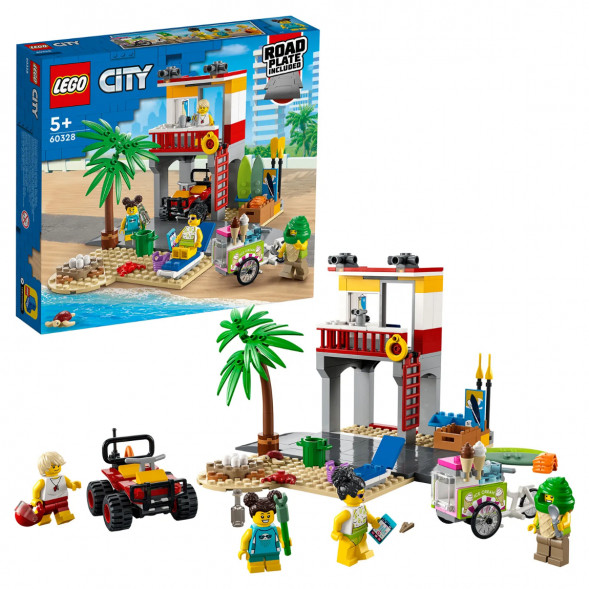 Конструктор LEGO City 60328 Пост спасателей на пляже во Владимире