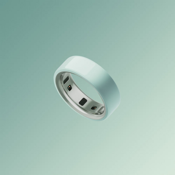 Умное кольцо Oura Ring 4 Ceramic (размер 12), Морской прилив/Tide во Владимире