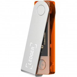 Аппаратный криптокошелек Ledger Nano X, BTC Orange