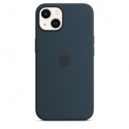 Силиконовый чехол MagSafe для Apple iPhone 13, Abyss Blue
