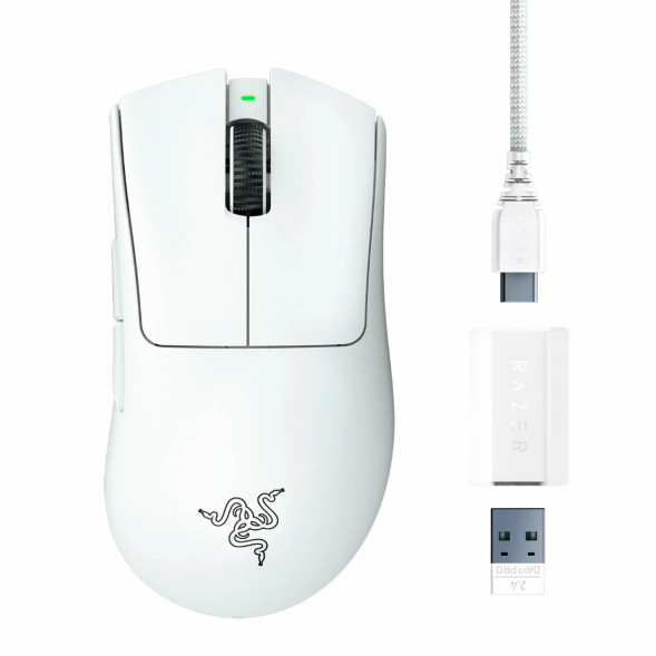 Мышь беспроводная/проводная Razer Deathadder V3 Pro [RZ01-04630200-R3G1] белый во Владимире