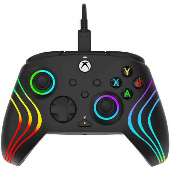 Геймпад проводной PDP для Xbox Afterglow Wave, Black во Владимире