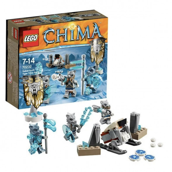 Конструктор LEGO Legends of Chima 70232 Лагерь клана Саблезубых Тигров во Владимире