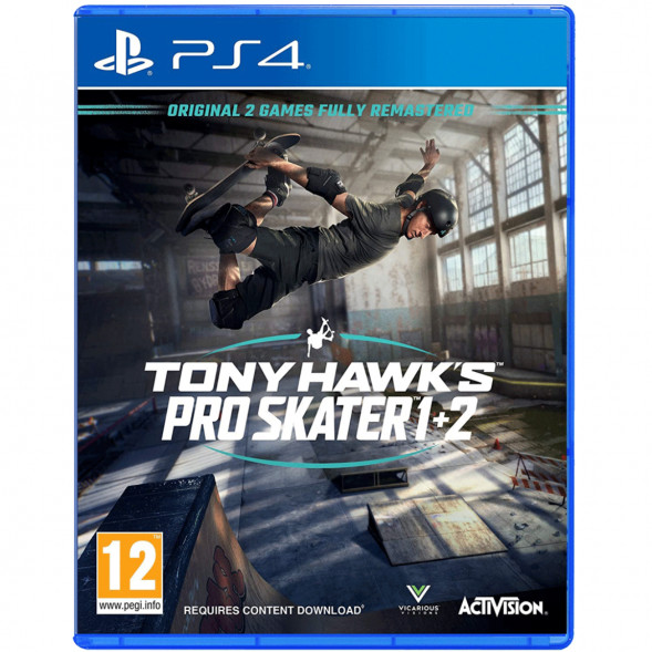 Игра Tony Hawk&amp;#039;s Pro Skater 1 + 2 [PS4, английская версия] во Владимире