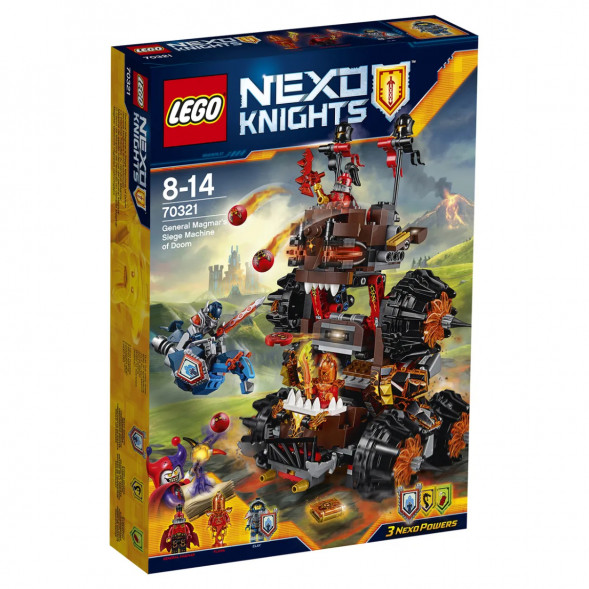 Конструктор LEGO Nexo Knights 70321 Роковое наступление Генерала Магмара во Владимире