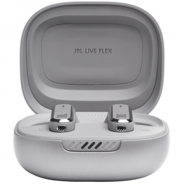 Беспроводные наушники JBL Live Flex, серебристый во Владимире