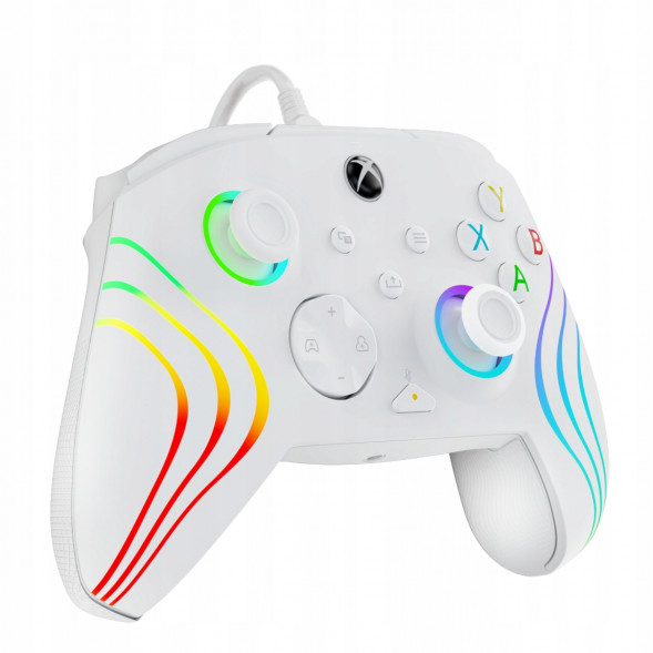 Геймпад проводной PDP для Xbox Afterglow Wave, White во Владимире