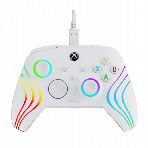Геймпад проводной PDP для Xbox Afterglow Wave, White во Владимире