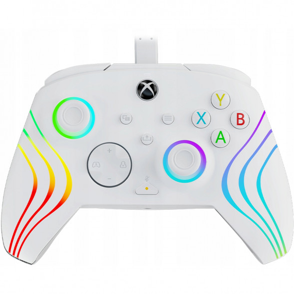 Геймпад проводной PDP для Xbox Afterglow Wave, White во Владимире