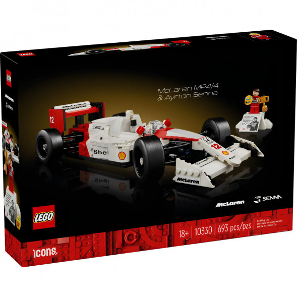 Конструктор LEGO Коллекционные наборы 10330 McLaren F1 MP4/4 и Айртон Сенна во Владимире