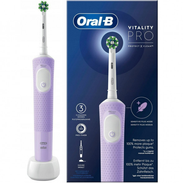 Электрическая зубная щетка Oral-B Vitality Pro D103, фиолетовый во Владимире