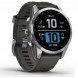 Умные часы Garmin Fenix 7s серебристый с графитовым силиконовым ремешком 010-02539-01 во Владимире