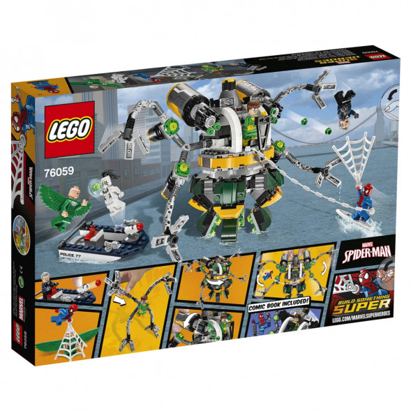 Конструктор LEGO Super Heroes 76059 Человек-паук: в ловушке Доктора Осьминога во Владимире