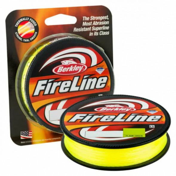 Леска Berkley FireLine 0,32mm 23,5kg 270m, Flame Green (желтый неон) во Владимире