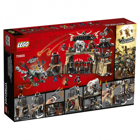 Конструктор LEGO Ninjago 70655 Пещера драконов во Владимире