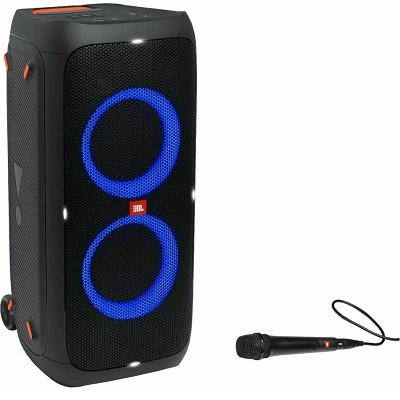 Портативная акустика JBL Partybox 310 + микрофон, 240 Вт, black во Владимире