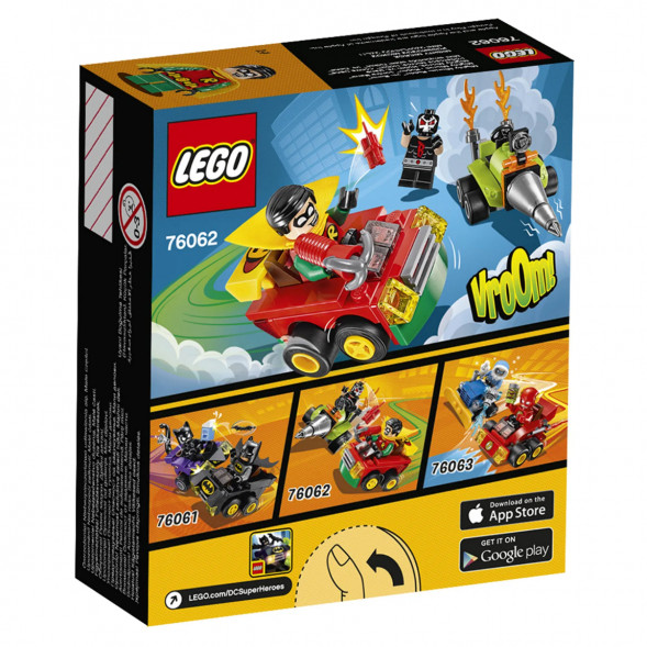 Конструктор LEGO Super Heroes 76062 Робин против Бэйна во Владимире