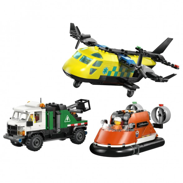 Конструктор LEGO City 60505 Самолет, сервисный грузовик и судно на воздушной подушке во Владимире
