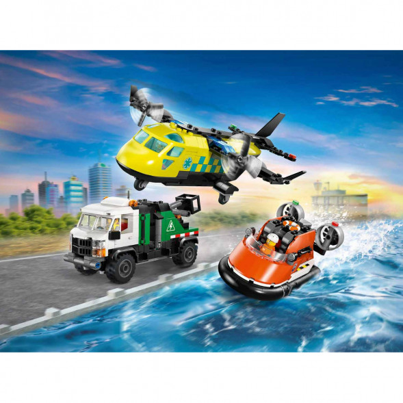 Конструктор LEGO City 60505 Самолет, сервисный грузовик и судно на воздушной подушке во Владимире