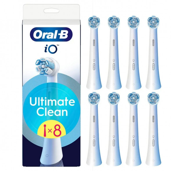Сменные насадки Oral-B iO Series Ultimate Clean 360, 8 шт., белый во Владимире