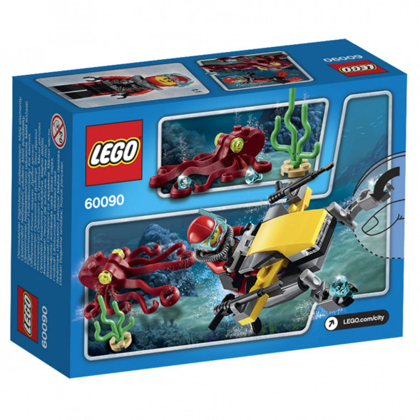 Конструктор LEGO City Deep Sea Explorers 60090 Глубоководный скутер во Владимире
