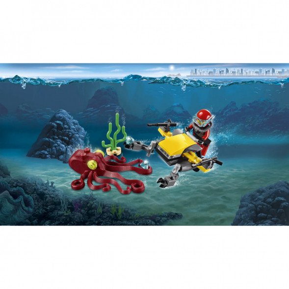 Конструктор LEGO City Deep Sea Explorers 60090 Глубоководный скутер во Владимире