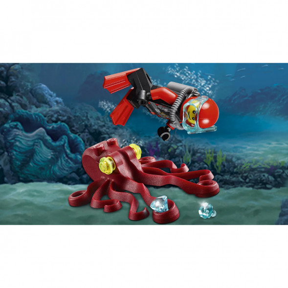 Конструктор LEGO City Deep Sea Explorers 60090 Глубоководный скутер во Владимире