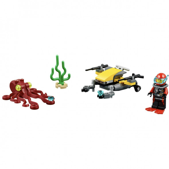 Конструктор LEGO City Deep Sea Explorers 60090 Глубоководный скутер во Владимире