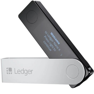 Аппаратный криптокошелек Ledger Nano X , черный во Владимире