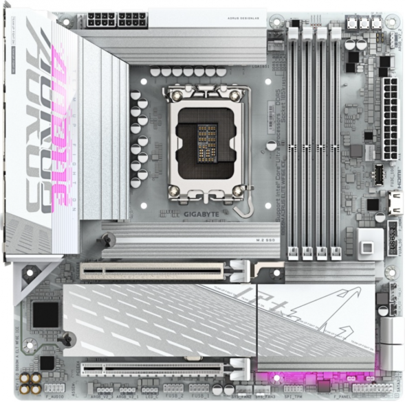 Материнская плата Gigabyte B860M AORUS ELITE WIFI6E ICE (LGA1851, mATX) во Владимире