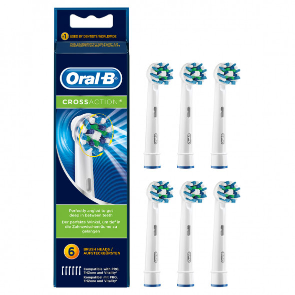 Насадки на зубные щетки Oral-B Cross Action, 6 шт. во Владимире