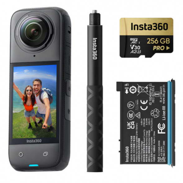 Экшн-камера Insta360 X4 Adventure Bundle (CINSABMA) во Владимире
