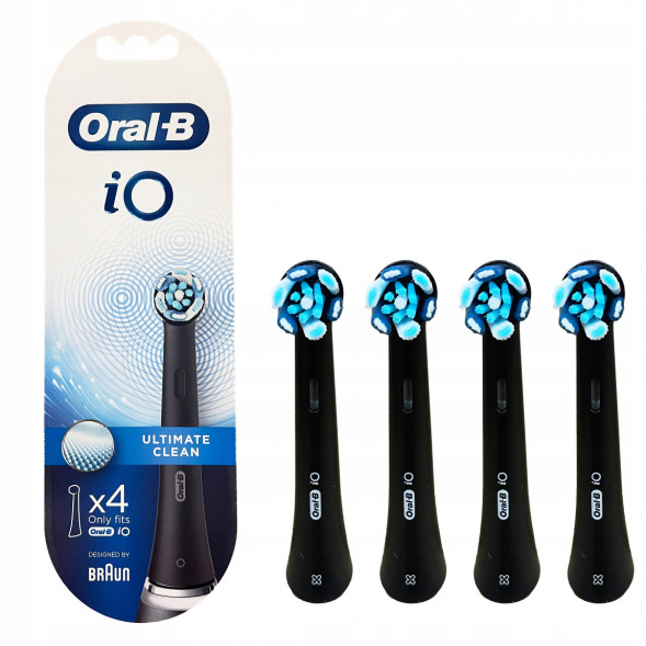 Насадка для электрической зубной щетки Oral-B iO Ultimate Clean Black, 4 шт. во Владимире