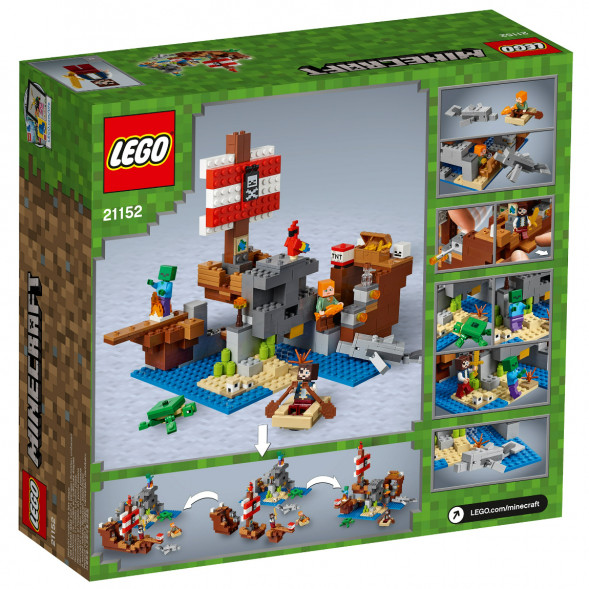 Конструктор LEGO Minecraft 21152 Приключения на пиратском корабле во Владимире