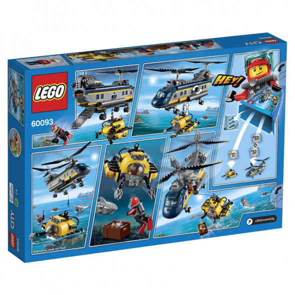 Конструктор LEGO City Deep Sea Explorers 60093 Вертолет исследователей моря во Владимире
