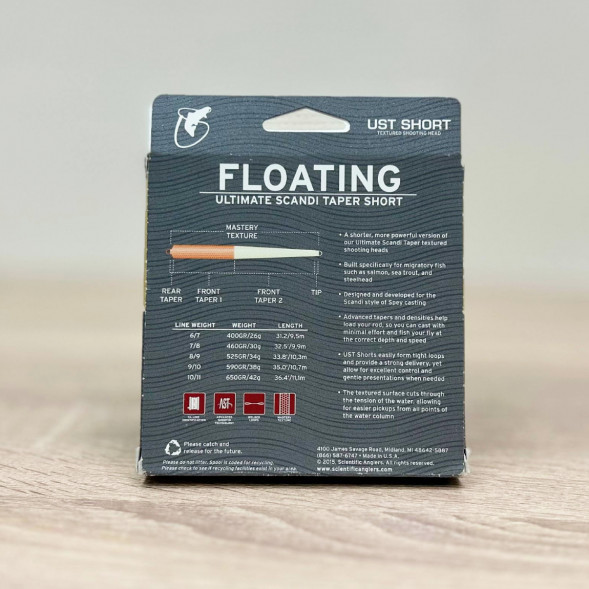 Рыболовная леска Scientific Anglers UST Short St-8/9-f Floating 124997 во Владимире