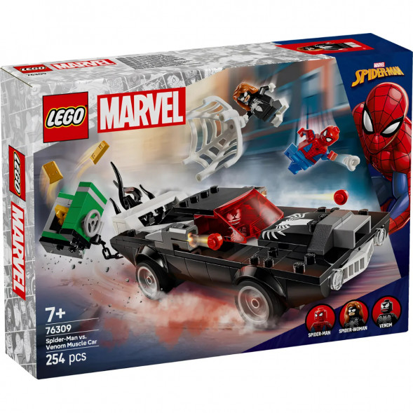 Конструктор LEGO Super Heroes 76309 Человек-паук против Венома во Владимире