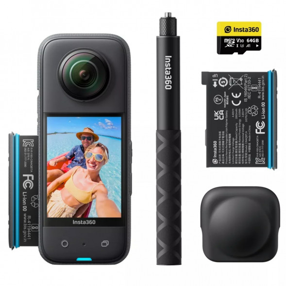 Экшн-камера Insta360 X3 Adventure Kit Bundle (CINSAAQU) во Владимире