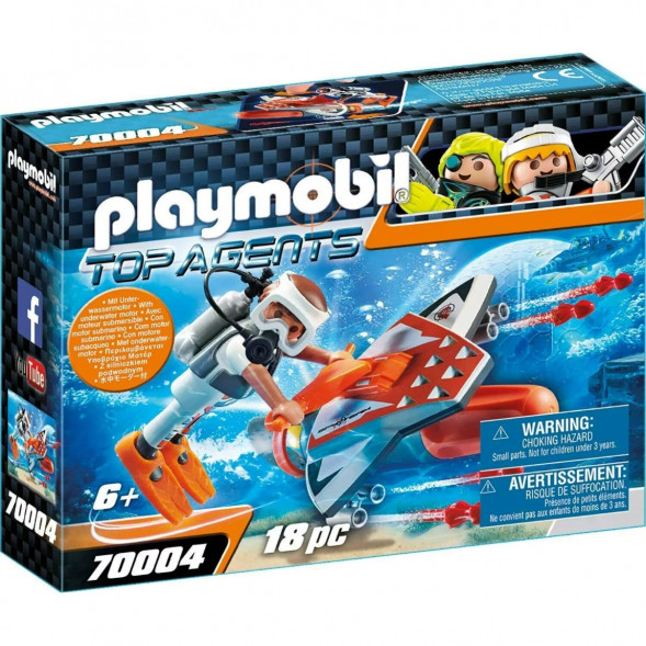 Конструктор Playmobil Top Agents 70004 Подводное крыло шпионской команды во Владимире
