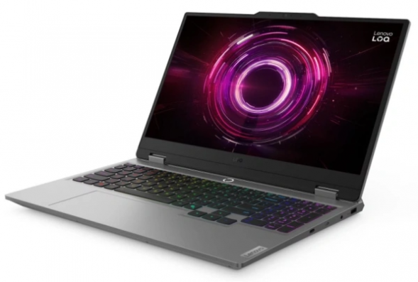 Ноутбук Lenovo LOQ 15AHP10(83JG007PUS) (15.6 &amp;quot;, Ryzen 7, 16 Гб RAM, 512 Гб SSD, GeForce RTX 5060, Серый) во Владимире